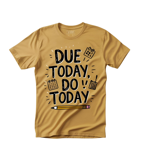 Due Today, Do Today T-Shirt